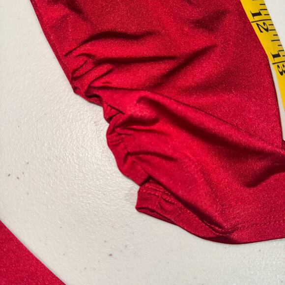 Boston Proper Women XS Top Cold Shoulder Holiday Party Going Out Tie Front - Picture 8 of 10